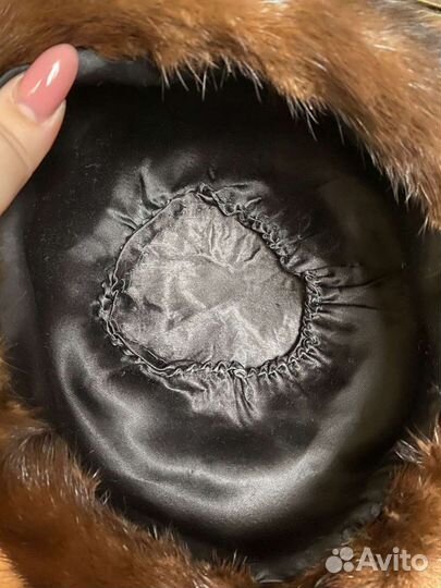 Берет женский норковый