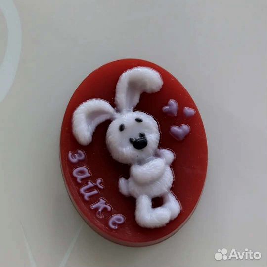 Мыло ручной работы зайка