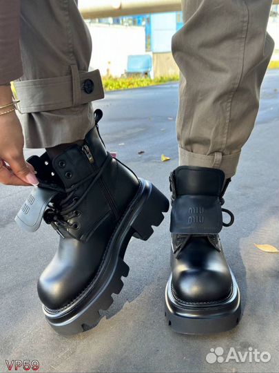 Ботинки MIu Miu на меху зима Размер 36-40