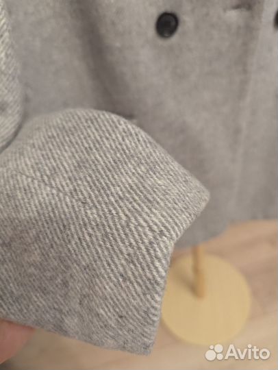 Пальто серое женское