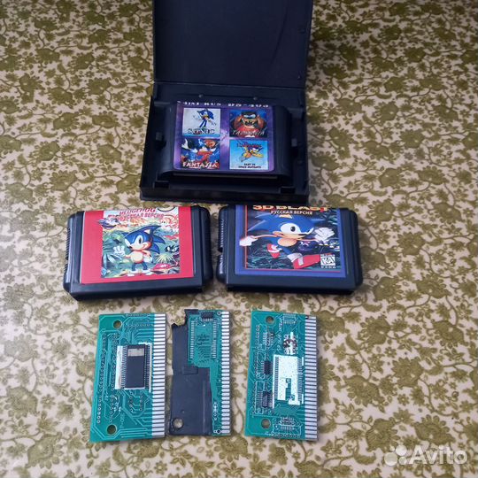 Картриджи для sega mega drive 2