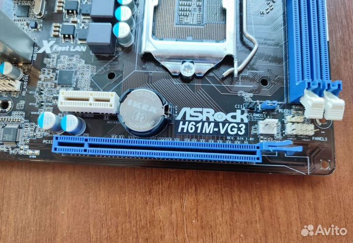 Плата Asrock H61M-VG3 (LGA 1155)