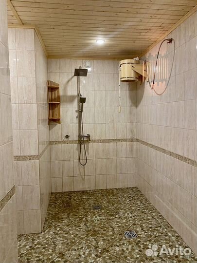 Баня на дровах с тёплым бассейном