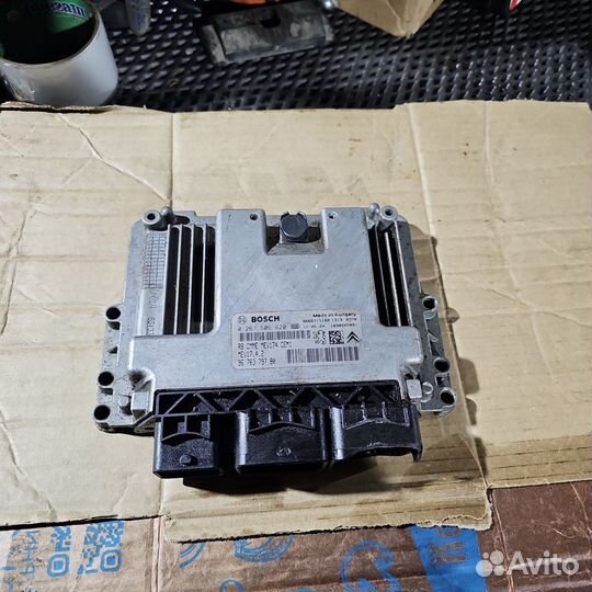 Блок управления двигателем citroen c4 Peugeot 308