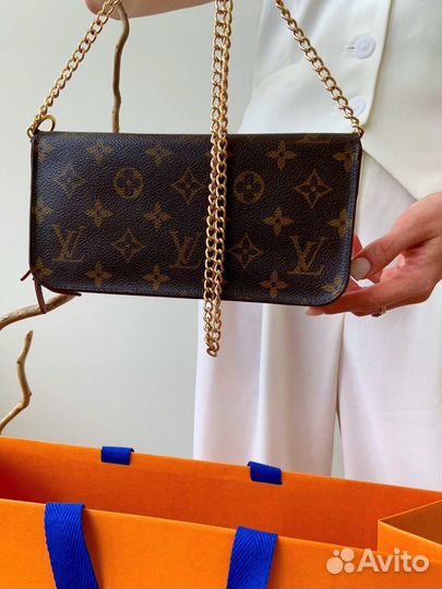 Клатч оригинал Louis Vuitton мини - сумка LV