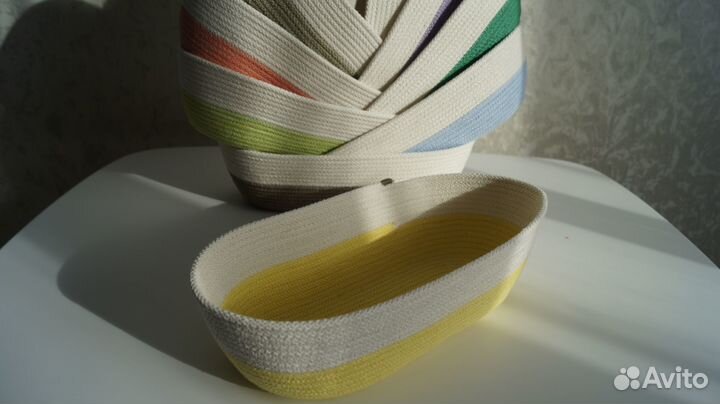 Корзина интерьерная для хранения (цена за 2 шт)