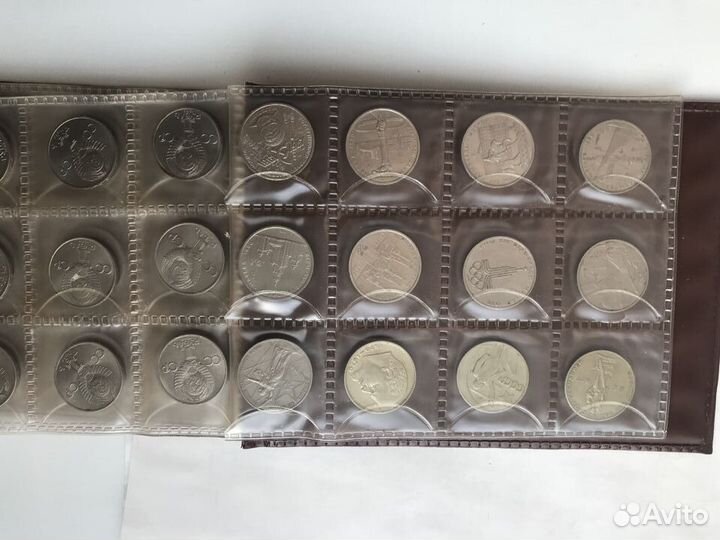 Набор юбилейных рублей СССР полный