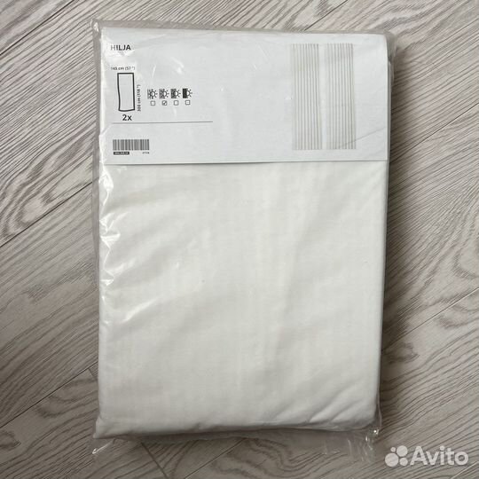 Шторы IKEA hilja белые