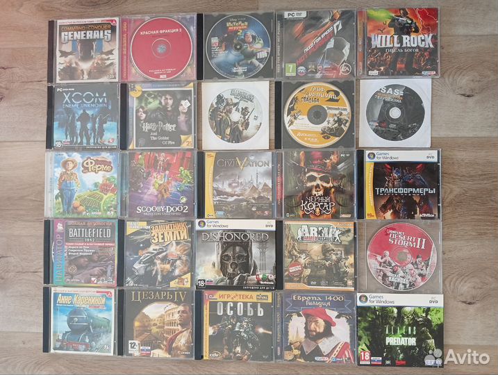 Компьютерные игры диски для пк PC часть 3