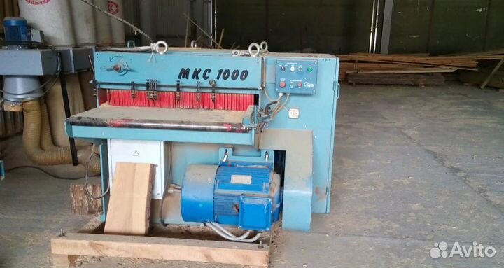 Дисковый многопильный кромкообрезной станок б/у