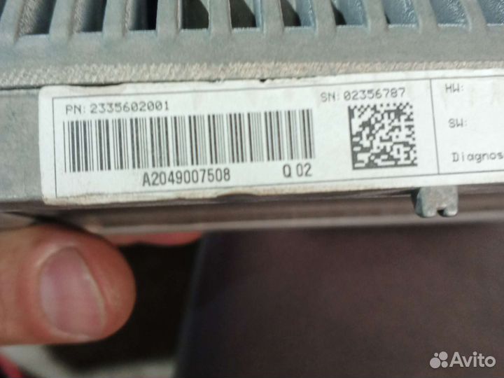 Дисплей mercedes w 204