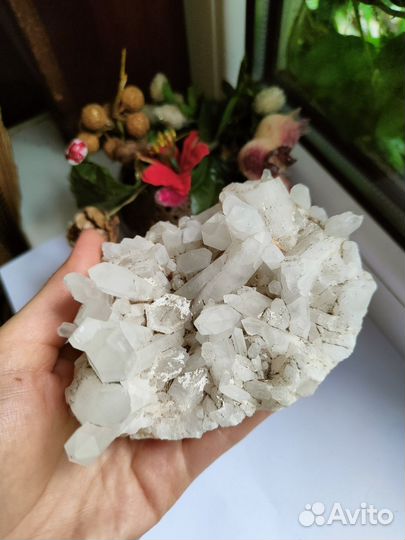 Друзы хрусталя в ассортименте