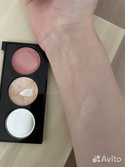 Палетка теней/хайлайтер/бронзер