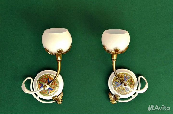 Подсвечник настенный кованый