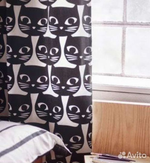 Шикарные шторы в детскую коты и совы