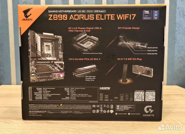 Компл. Ultra7-265K+gigabyte-Z890-elite-wifi7+32DDR