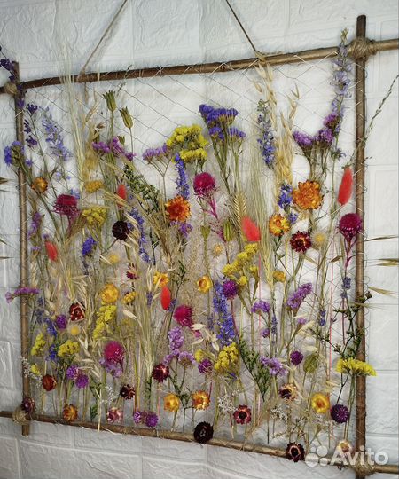 Панно, гобелен, картина на стену из цветов