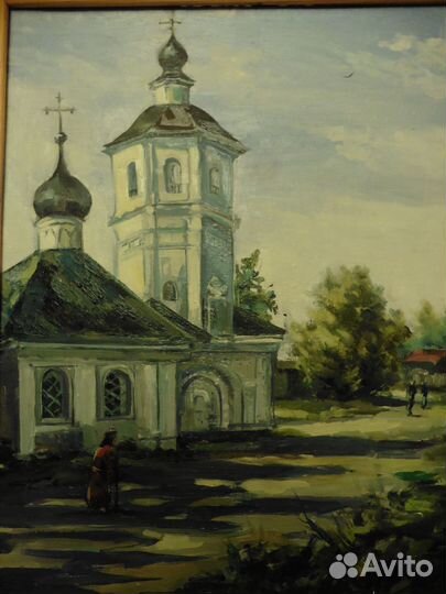 Русский церковный пейзаж от известных художников