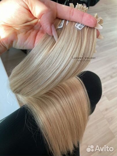 Волосы на капсулах для наращивания мелирование
