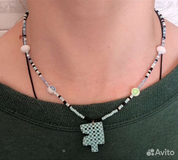 Чокер из бисера