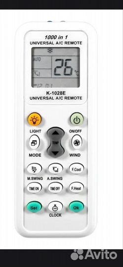 Универсальный пульт для кондиционера