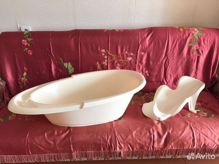 Ванна + горка для купания новорожденных