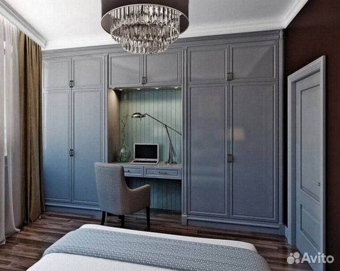 Шкаф распашной с антресолями