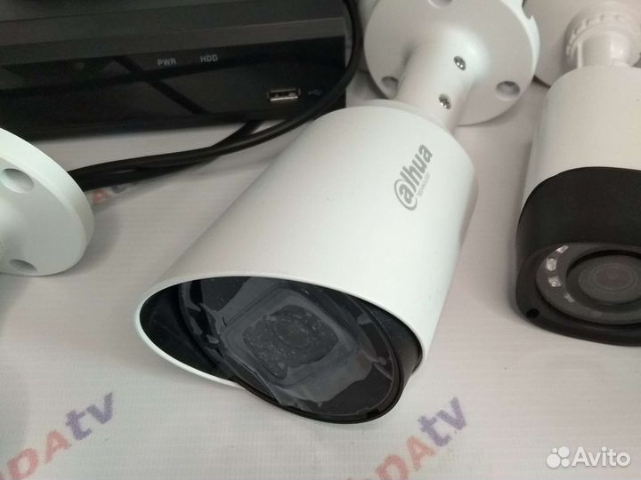 Комплект видеонаблюдения 18 камер IP с микрофоном