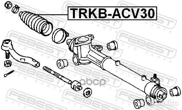 Пыльник рулевой trkb-ACV30 trkb-ACV30 Febest