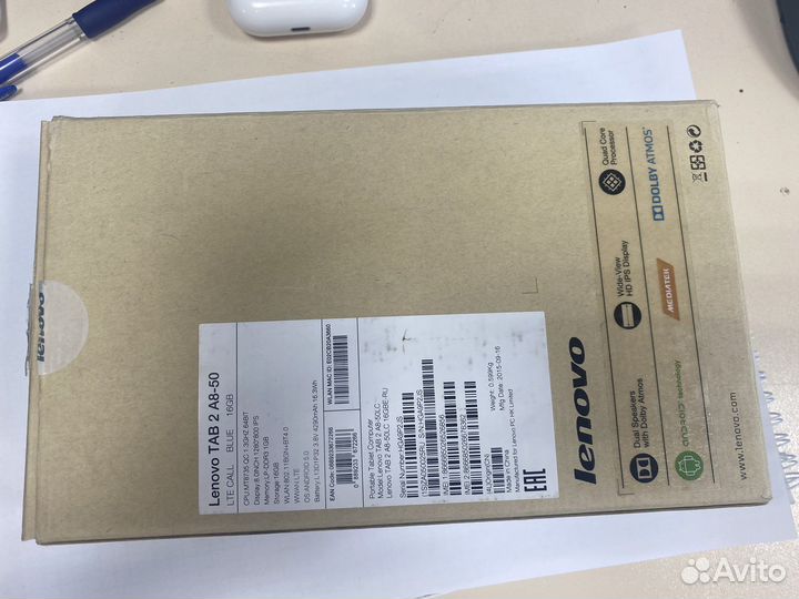 Планшет Lenovo TAB 2 A