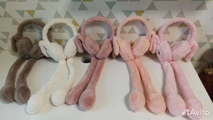 Наушники меховые, детские с подъёмным механизмом