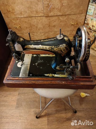 Швейная машинка зингер антикварная