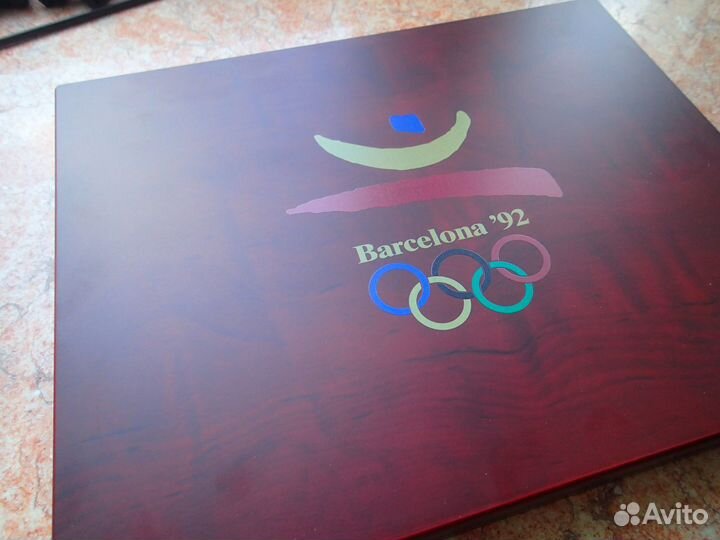 Футляр для монет 1991 барселона 6шт