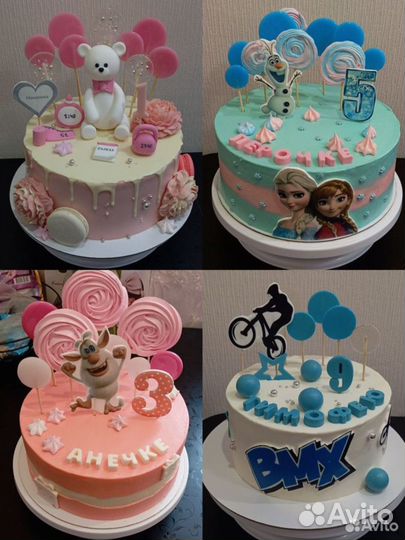 Торты, капкейки на заказ домашние