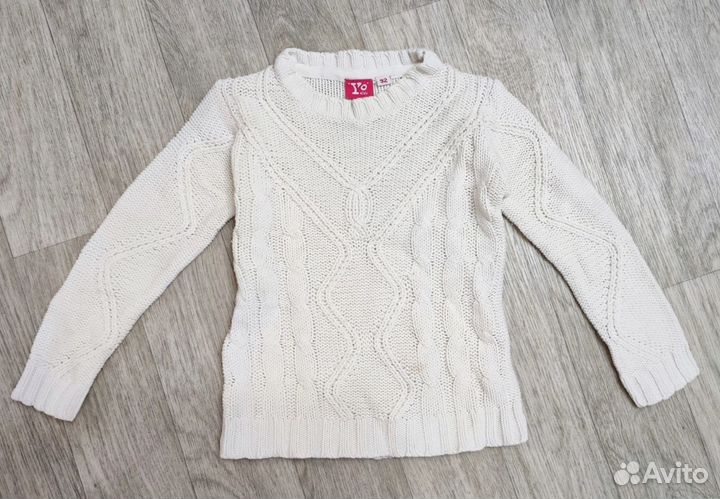 Теплые вещи одежда для девочки пакетом 92-98