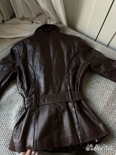 Куртка с поясом Toto group натуральная кожа