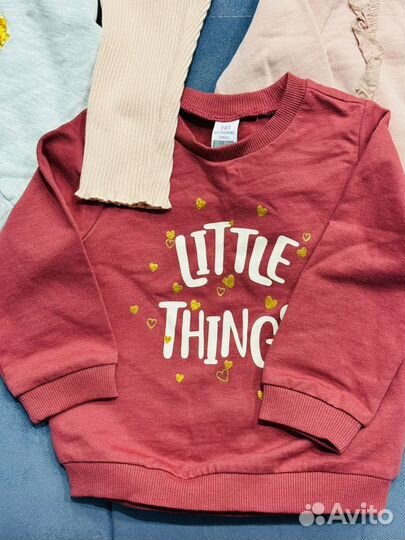 Детские вещи для девочки 80 86