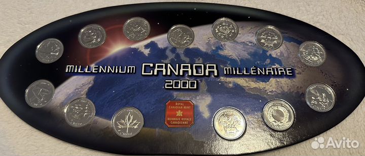 Канада 2000 тысячелетия 13 монет, памятный набор