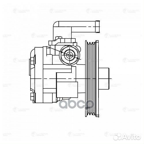 Насос гур hyundai tucson (04) /KIA sportage (04