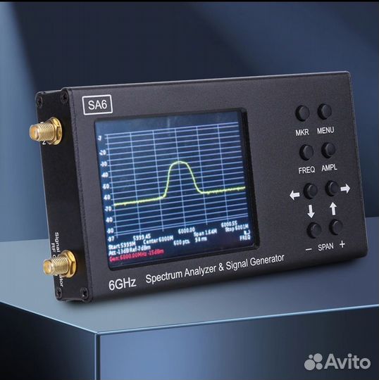 Портативный анализатор спектра SA6 6 ггц