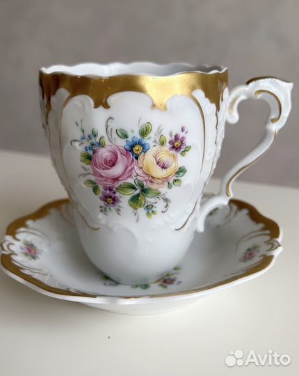 Чашка с блюдцем Lindner