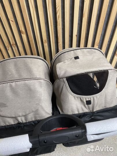 Прогулочная коляска для двойни NEW