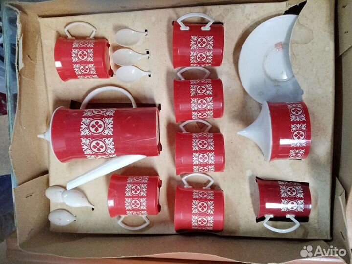 Детская. Игрушка. Кофейный сервиз. СССР