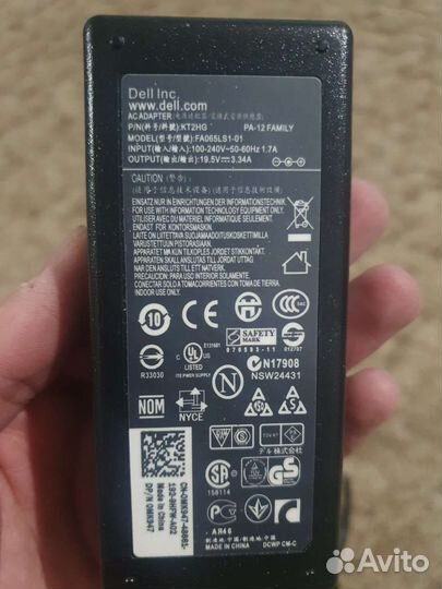 Блок питания для ноутбука dell