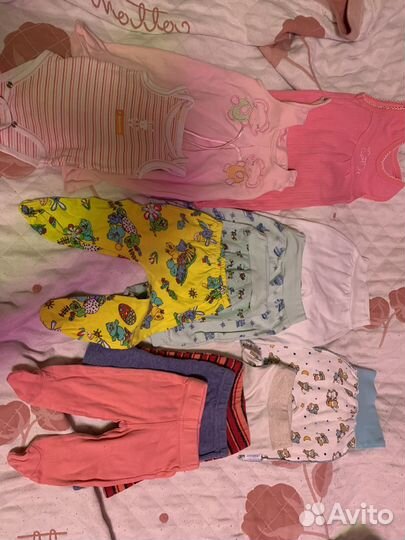 Вещи пакетом на новорожденного