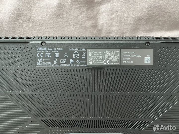 Игровой Asus tuf gaming fx505dt