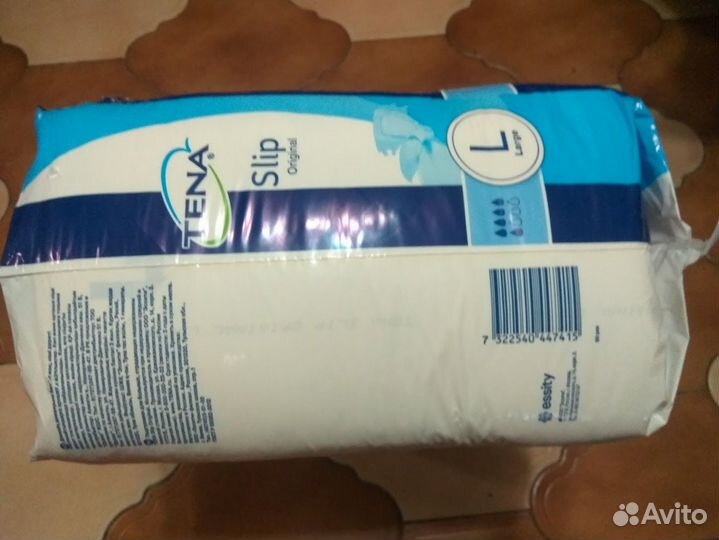 Подгузники для взрослых tena Slip Original L