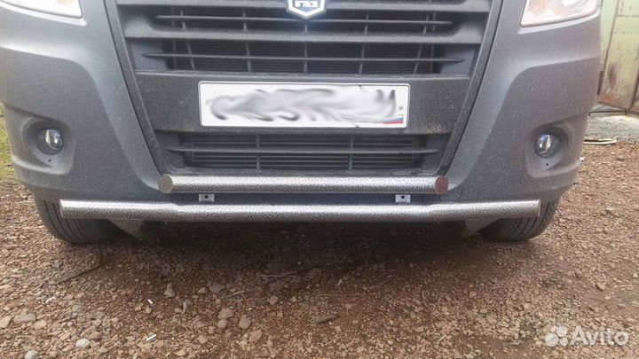 Защита бампера Газели