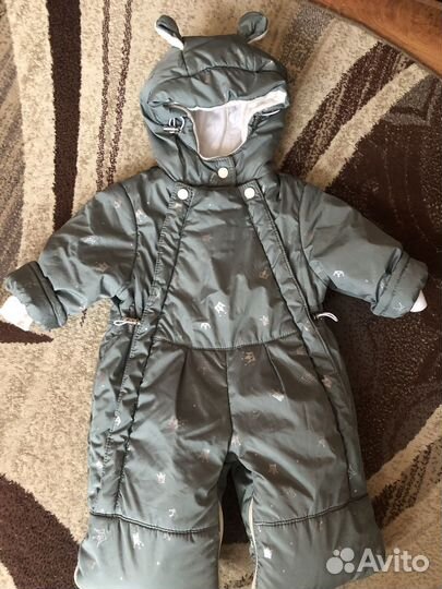 Комбинезон трансформер зимний 62