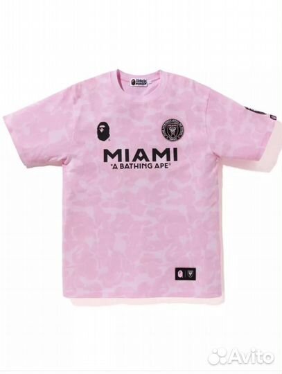 Футболка Bape Inter Miami Розовая